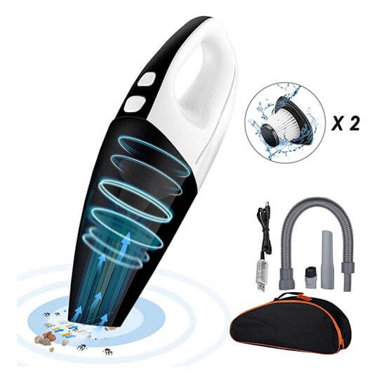 Mini Aspirapolvere Da Tavolo Portatile Con Ricarica USB - Aspirabriciole Energetico Per Scrivania, Auto, Tastiera